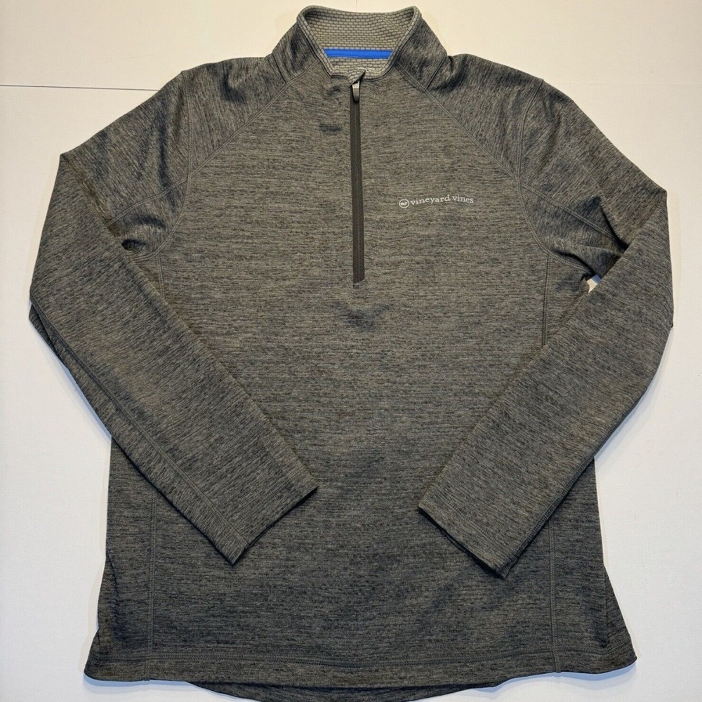 Vineyard Vines shirt men’s 3XL grey performance quarter zip pullover sweater